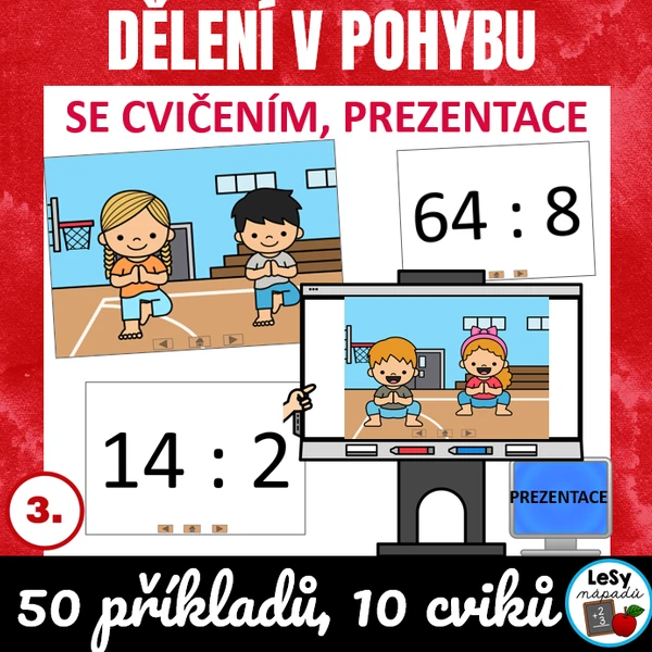 Dělení v pohybu se cvičením