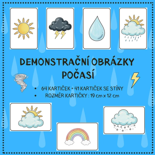 POČASÍ - demonstrační obrázky