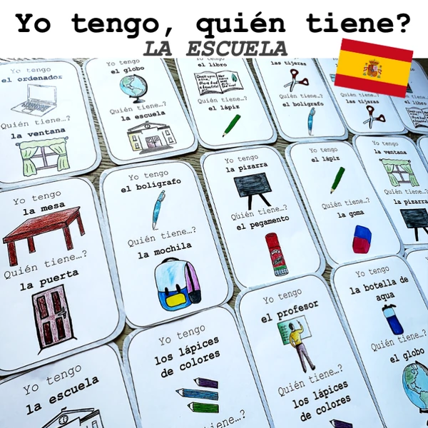 Yo tengo, quién tiene? La escuela