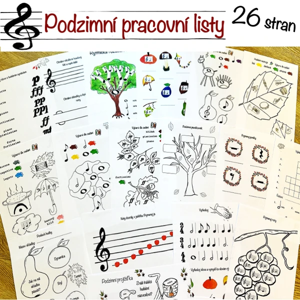 Podzimní pracovní listy HV