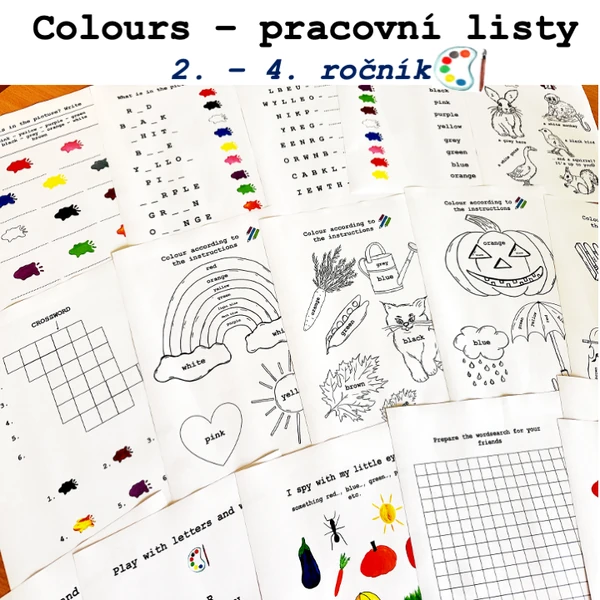 Colours - pracovní listy