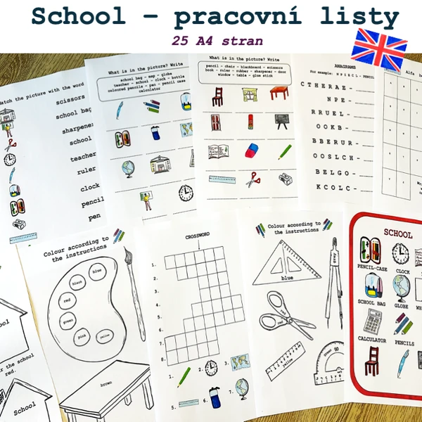 School - pracovní listy