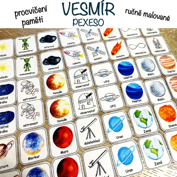 Pexeso - Vesmír