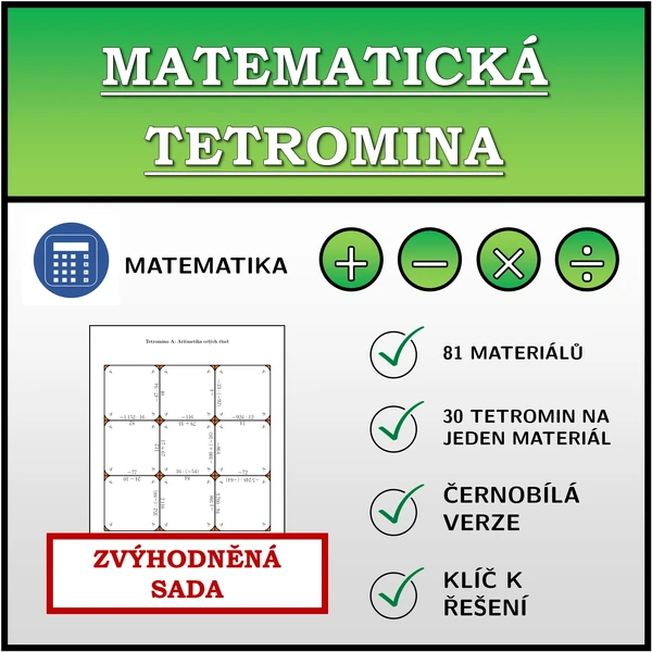 Matematická Tetromina | Tetromino | Zvýhodněná sada