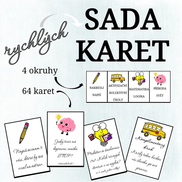 Sada rychlých karet