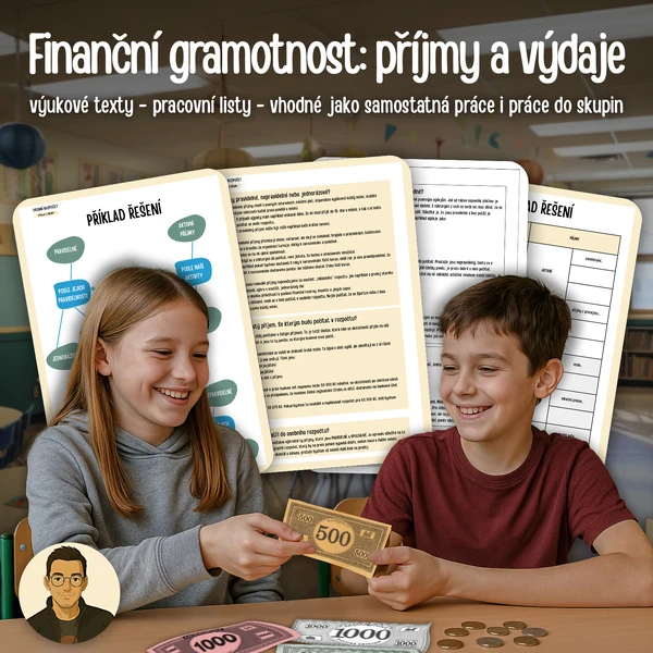 Finanční gramotnost: Příjmy a Výdaje