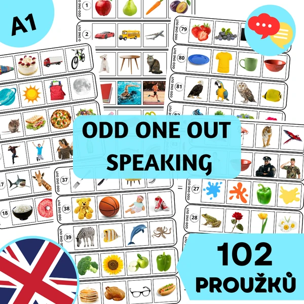 Odd one out speaking - úroveň A1