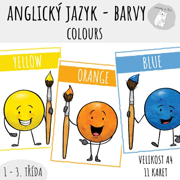 Anglický jazyk - barvy (colours)