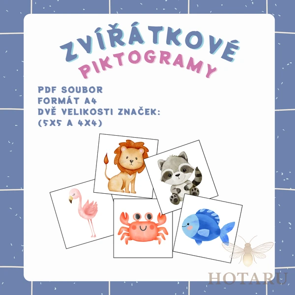 Zvířátkové piktogramy + Bonus