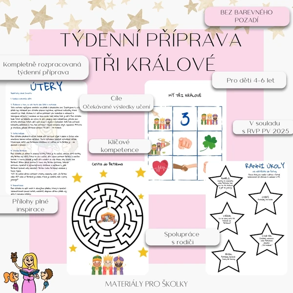 Týdenní příprava - Tři králové (bez barevného pozadí)