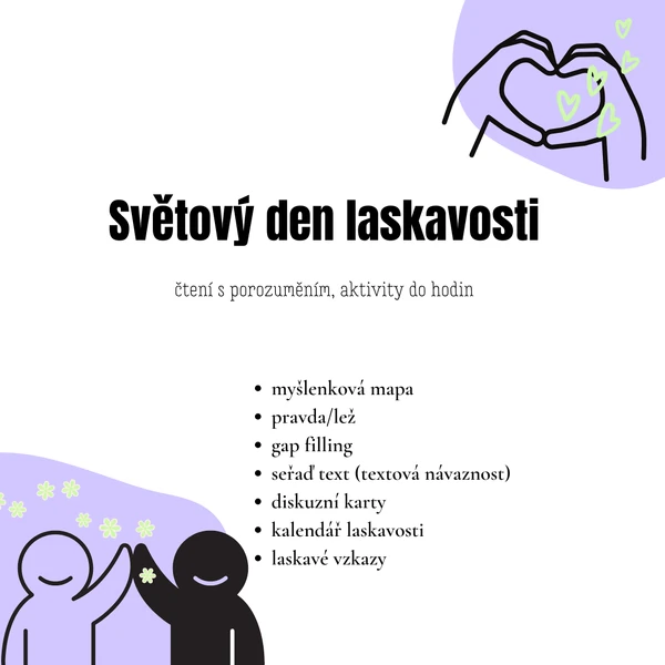 Světový den laskavosti - aktivity do hodin