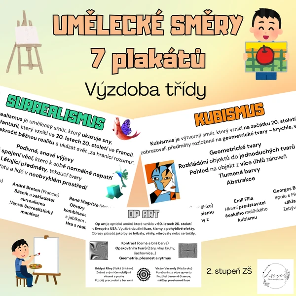 UMĚLECKÉ SMĚRY - plakáty