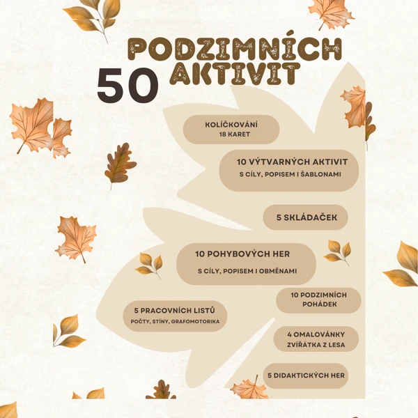 50 PODZIMNÍCH AKTIVIT