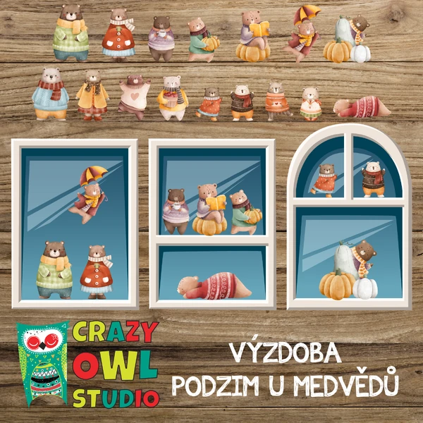 VÝZDOBA - Podzim u medvědů