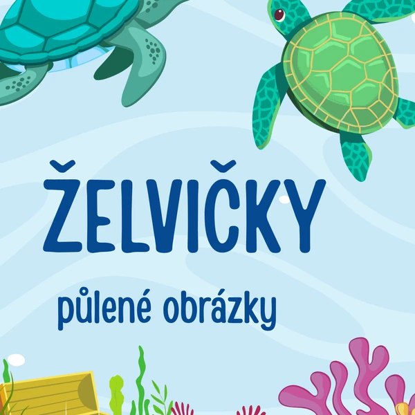 Želvičky - půlené obrázky