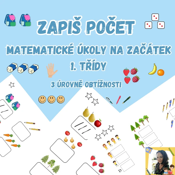 Zapiš počet (matematické úkoly na začátek 1. třídy)
