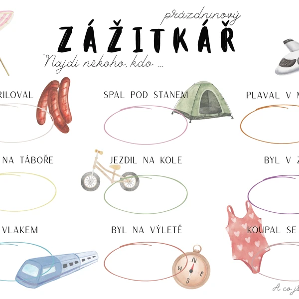 Prázdninový ZÁŽITKÁŘ