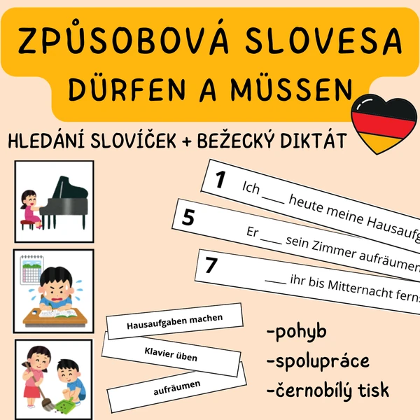 Způsobová slovesa müssen a dürfen 