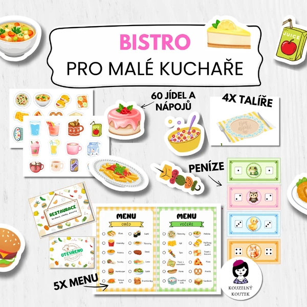 Cukrárna, Bistro, Restaurace - hra pro děti