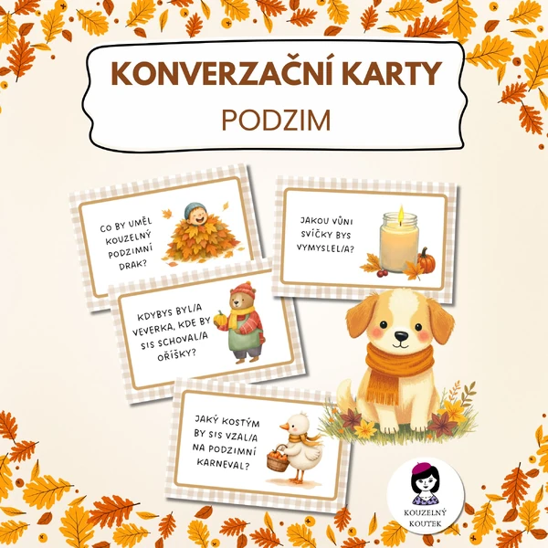 Konverzační kartičky - podzim