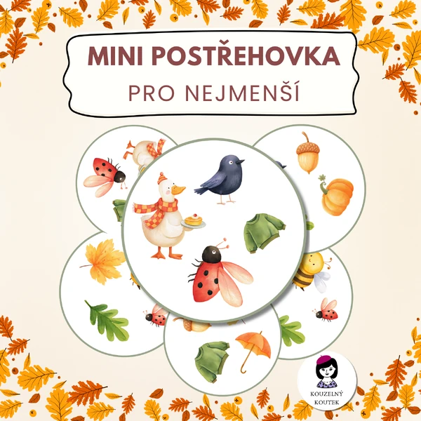Podzimní mini postřehovka pro malé děti