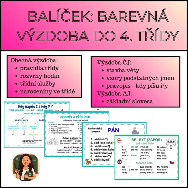 BALÍČEK: BAREVNÁ VÝZDOBA DO 4. TŘÍDY
