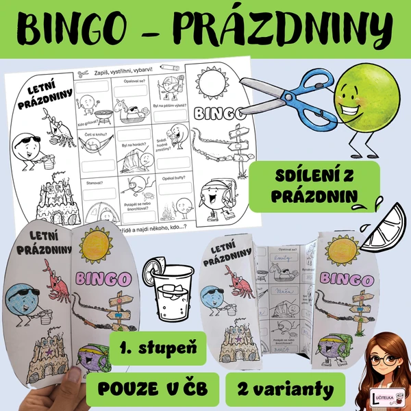 BINGO - ZÁŽITKY Z PRÁZDNIN