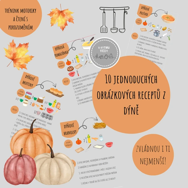 Dýně - 10 jednoduchých obrázkových receptů 