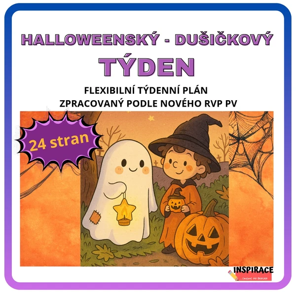 HALLOWEENSKÝ 🎃/ DUŠIČKOVÝ TÝDEN 👻 - flexibilní plán 