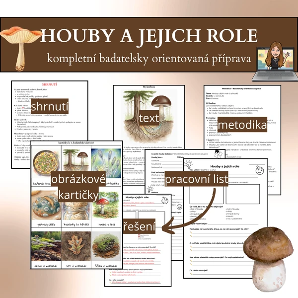 Houby a jejich role - badatelství