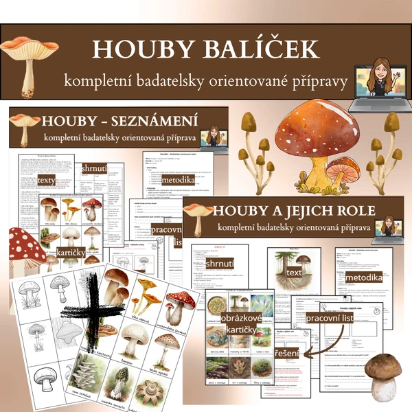 houby (balíček) - badatelství