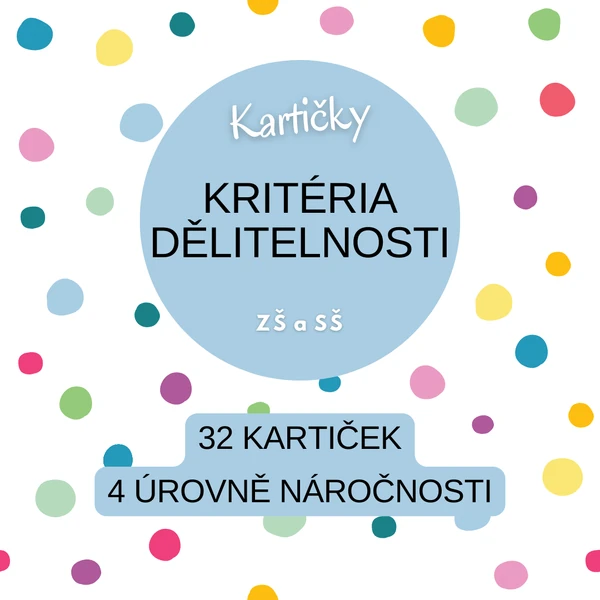 Kartičky - dělitelnost