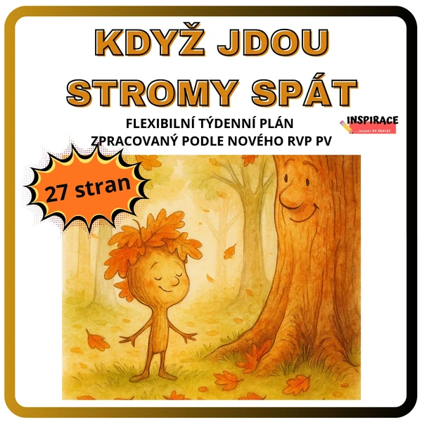 KDYŽ JDOU STROMY SPÁT🌳 - flexibilní plán 🍂🍁