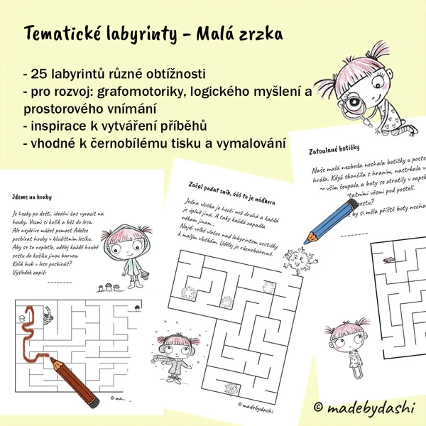 Zábavné labyrinty - Malá zrzka