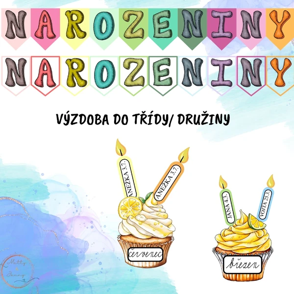 NAROZENINOVNÍK - cupcakes