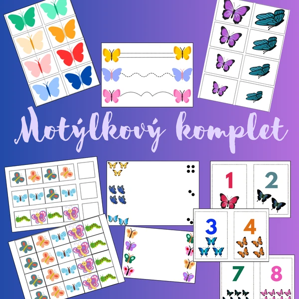 Motýlkový komplet