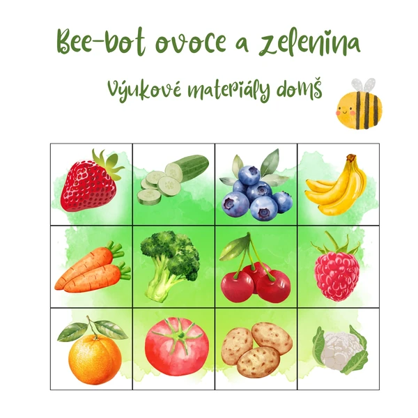 🐝 Bee-bot ovoce a zelenina 🥕🍊
