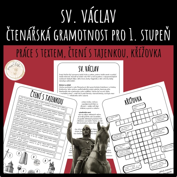 Svatý Václav - čtenářská gramotnost pro žáky 1. stupně