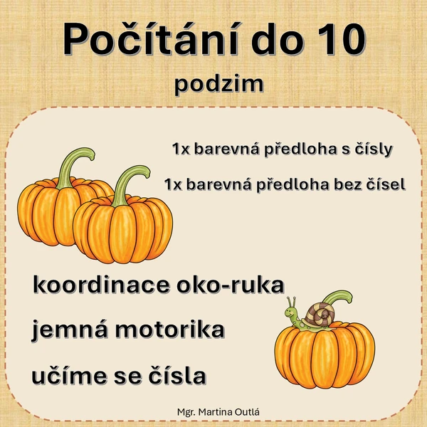 Podzimní počítání do 10