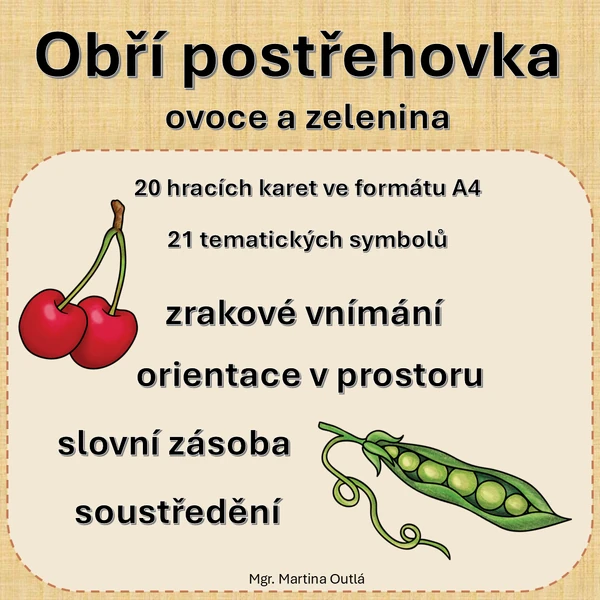Obří postřehovka - ovozel
