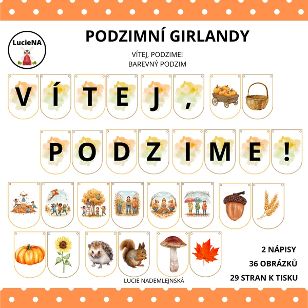 PODZIMNÍ GIRLANDY