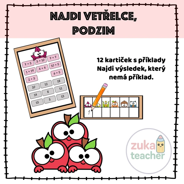 Najdi vetřelce , + - do 100, podzim