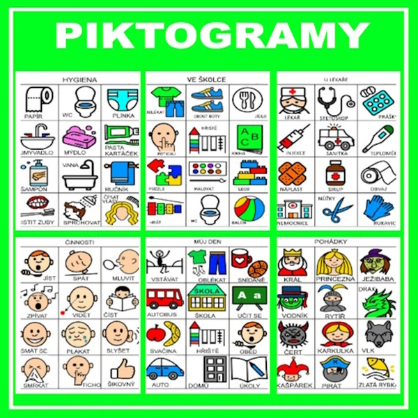 Piktogramy, obrázky