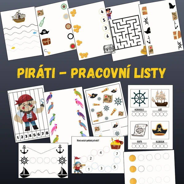 PIRÁTI pracovní listy