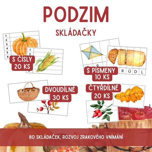 PODZIM - skládačky