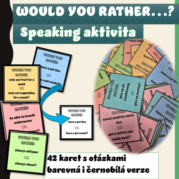 Would you rather...? - karty s otázkami