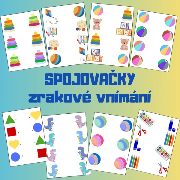 Zrakové vnímání - spojovačky