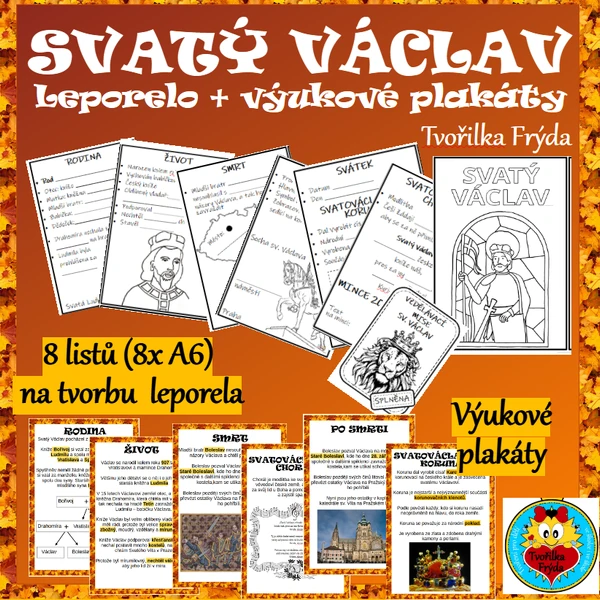 Svatý Václav - leporelo