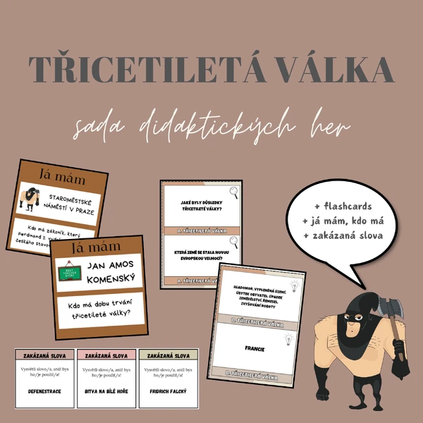 TŘICETILETÁ VÁLKA - DIDAKTICKÉ HRY