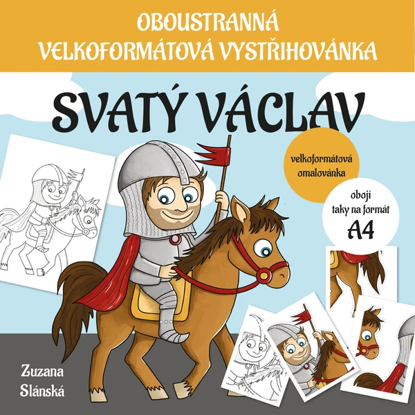 Svatý Václav - velkoformátová vystřihovánka